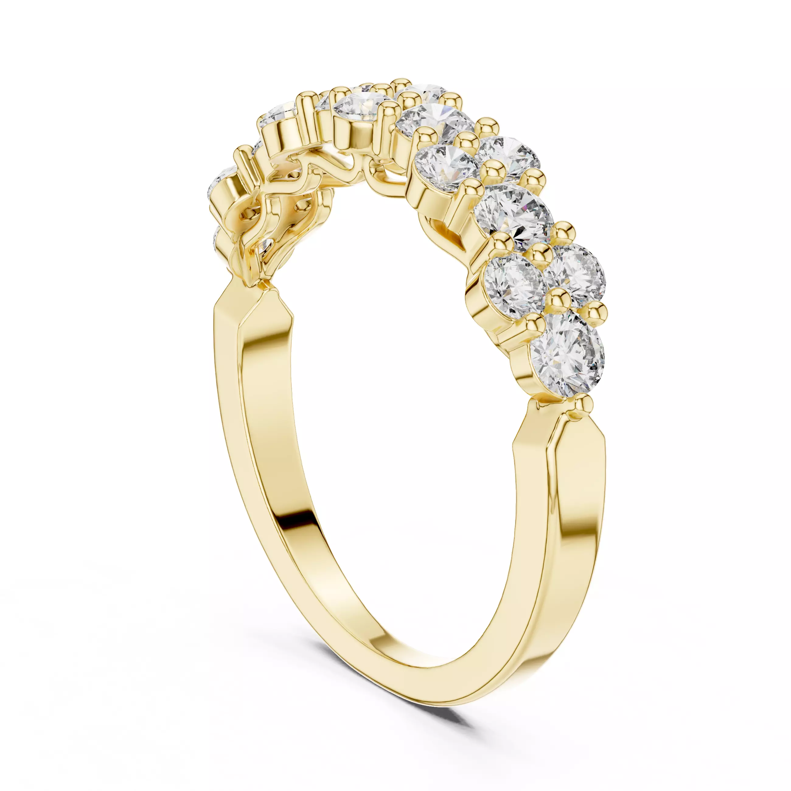 Eternity Band Ring 3dm stl renders animation videos details 3D print model_10