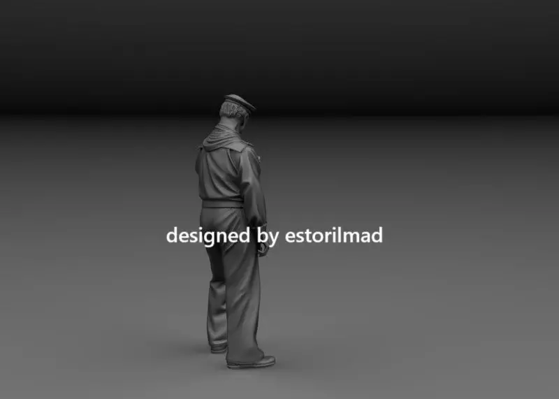 WW2 RUSSIAN SAILOR 3D print model_2