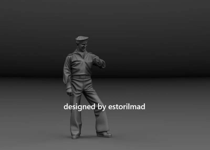 WW2 RUSSIAN SAILOR 3D print model_0