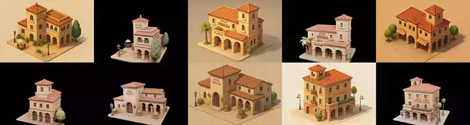 Villa luxe home bundle 3 pack 100 glb