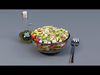 Salad 001 3D model_1