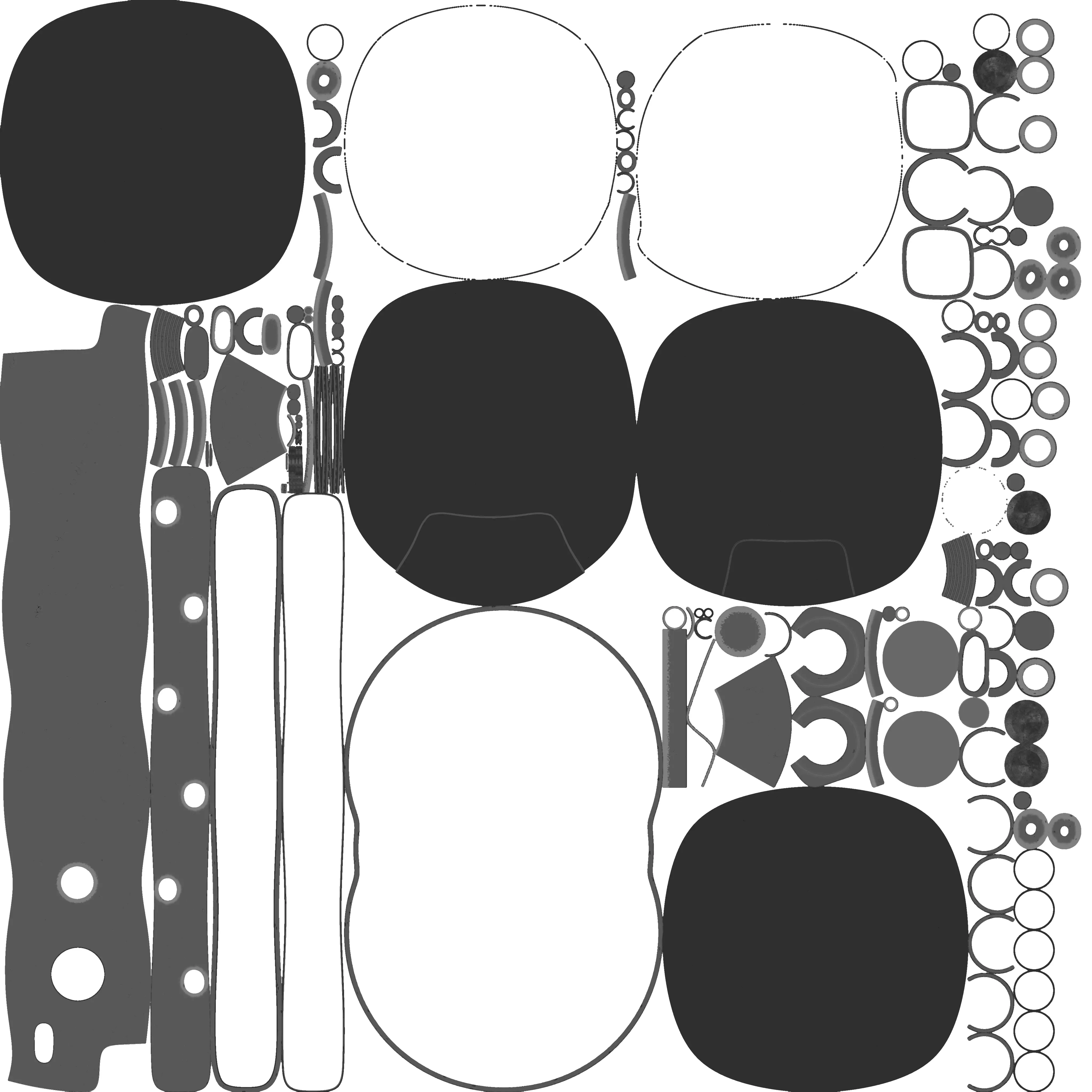 Sphere robot Low-poly 3D model_41