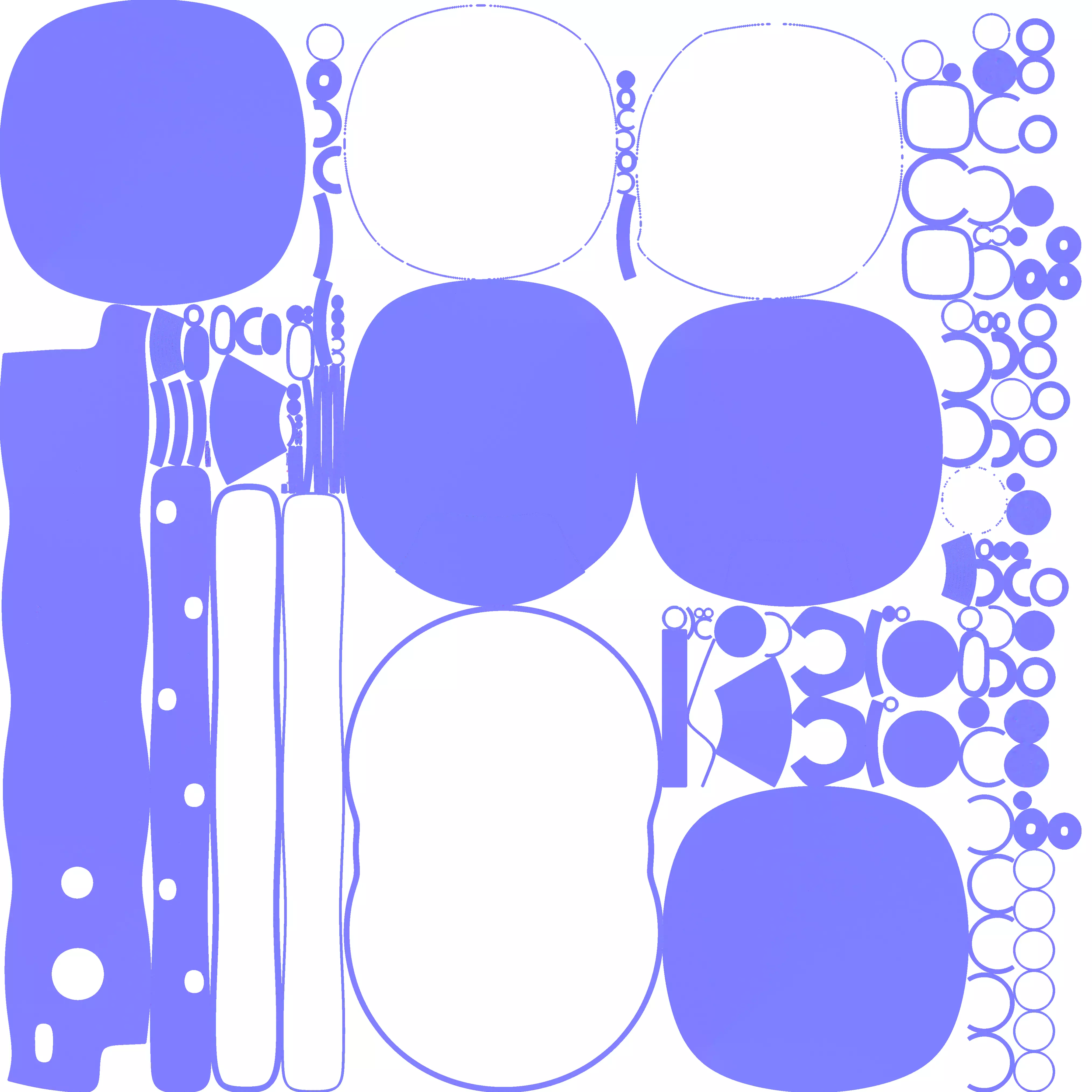 Sphere robot Low-poly 3D model_43