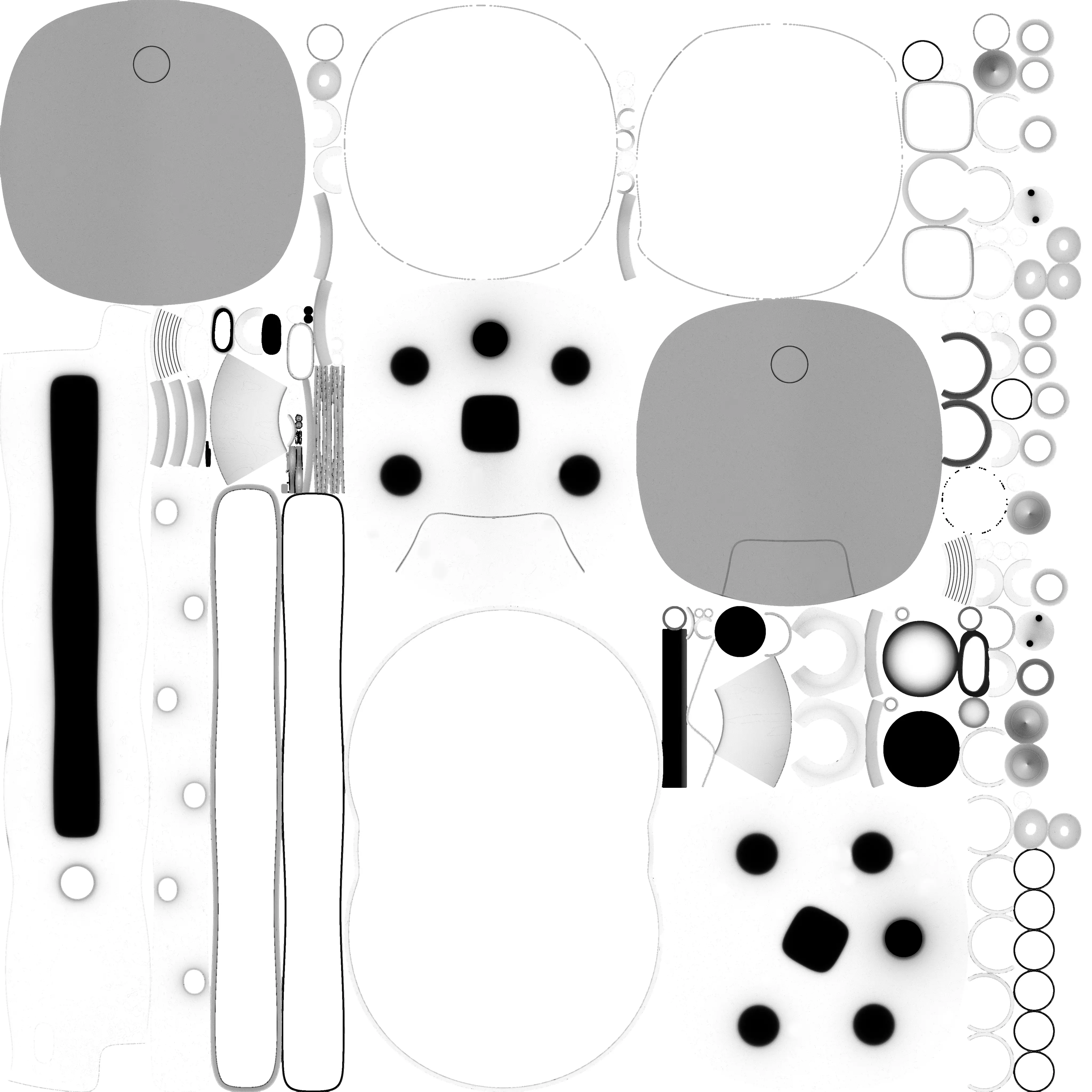 Sphere robot Low-poly 3D model_42