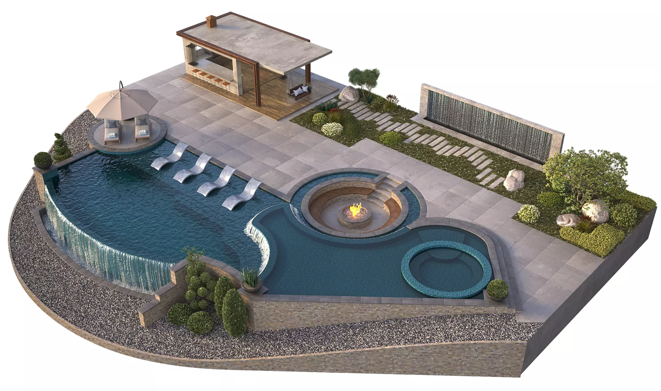 Swimming Pool 12 3D model_22