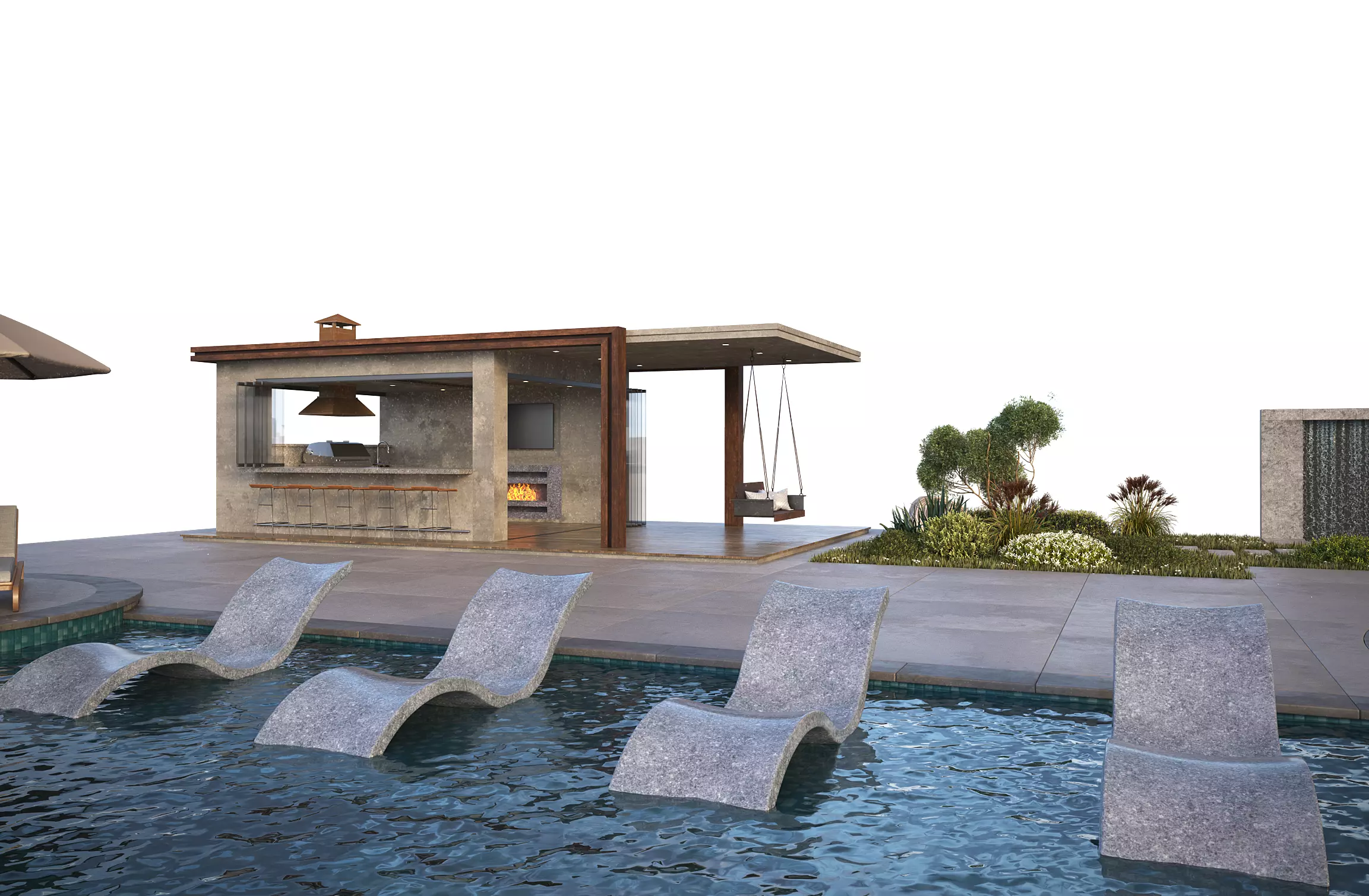 Swimming Pool 12 3D model_14