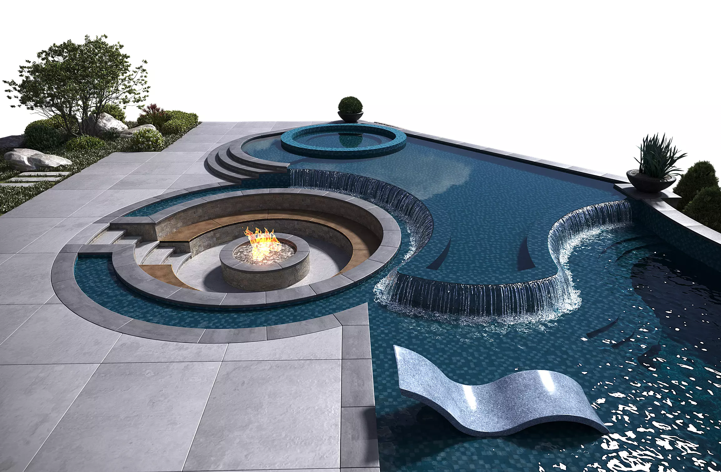 Swimming Pool 12 3D model_11
