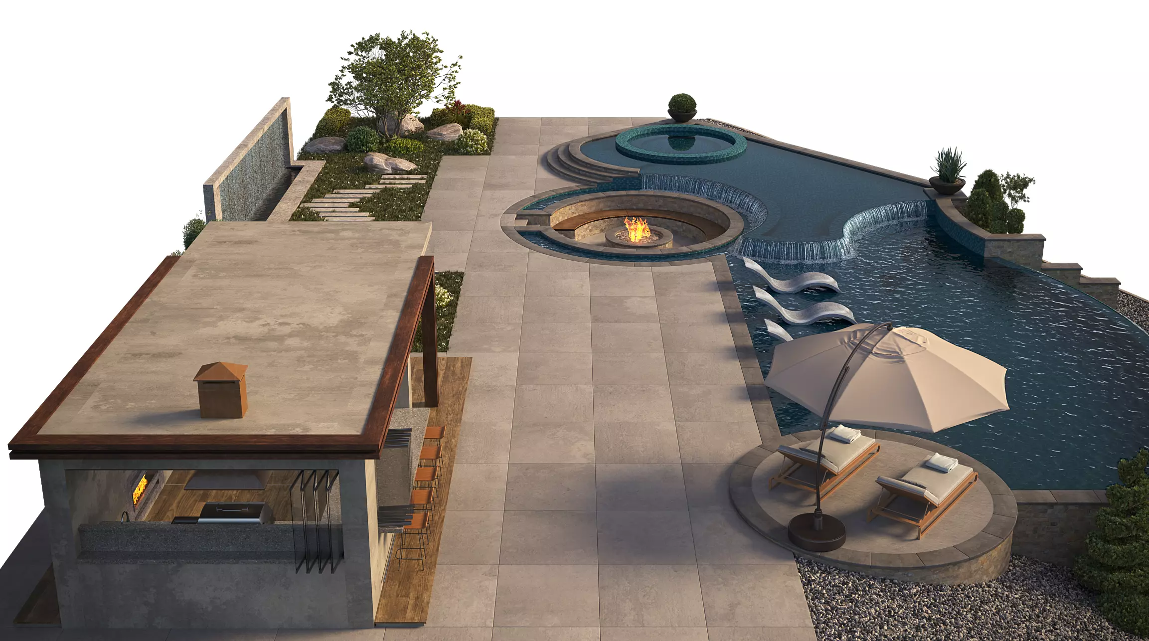 Swimming Pool 12 3D model_9