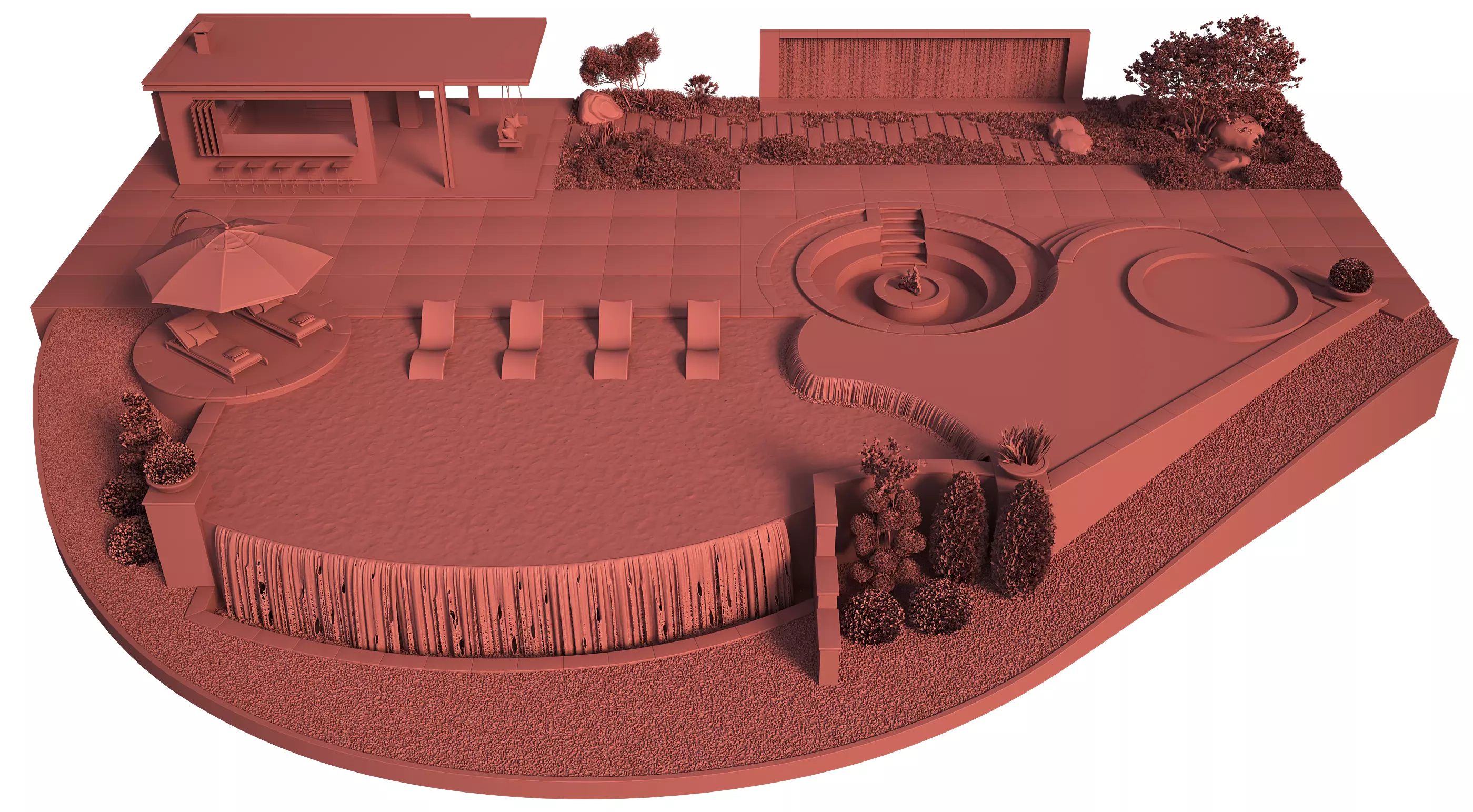 Swimming Pool 12 3D model_26