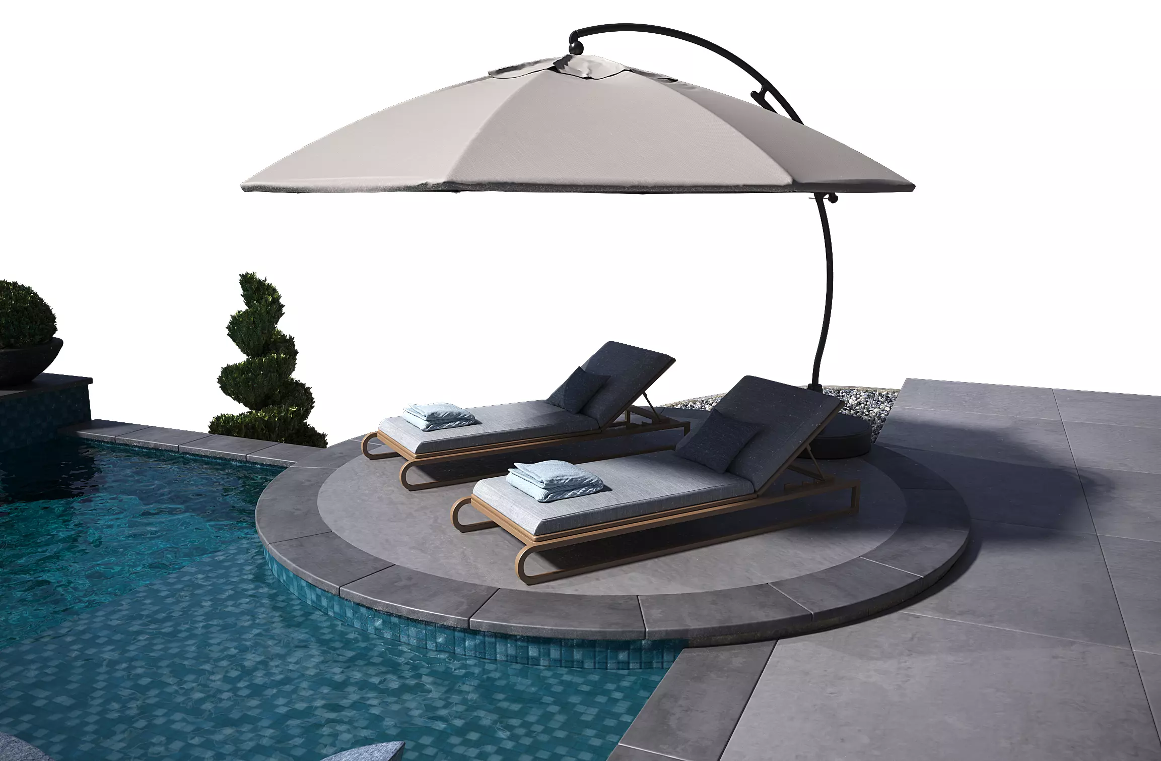 Swimming Pool 12 3D model_15