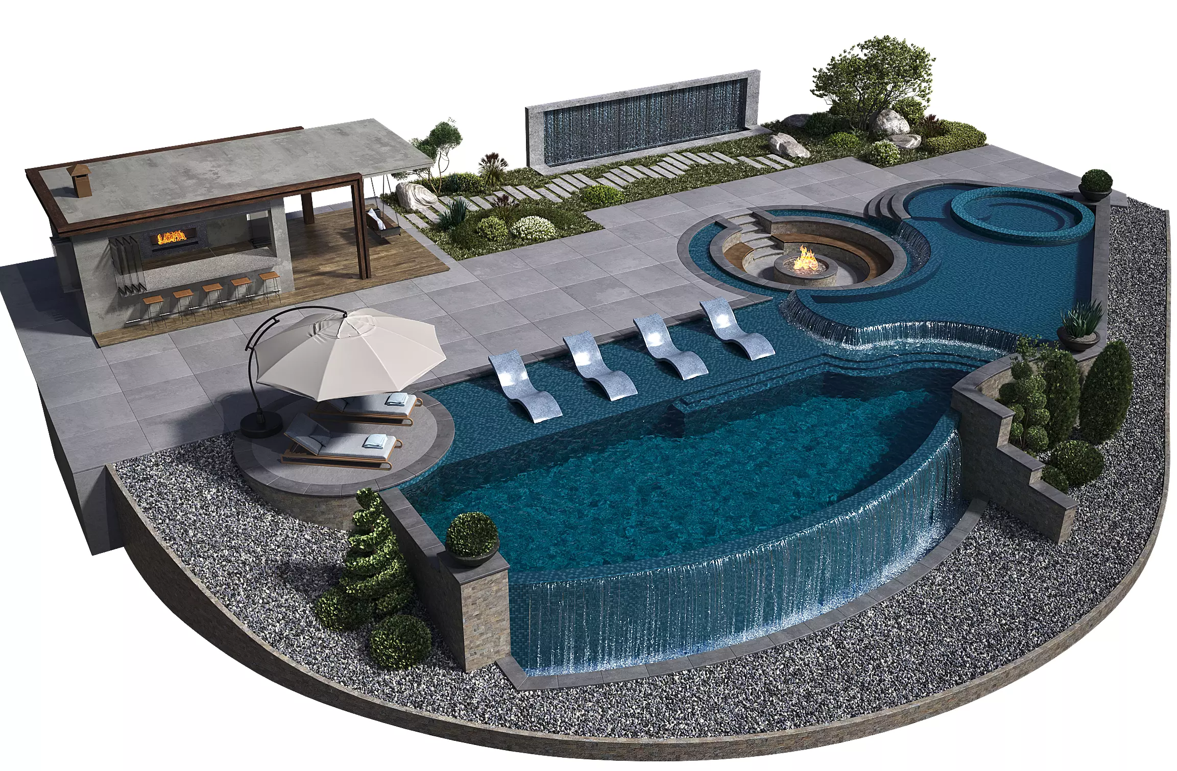 Swimming Pool 12 3D model_21