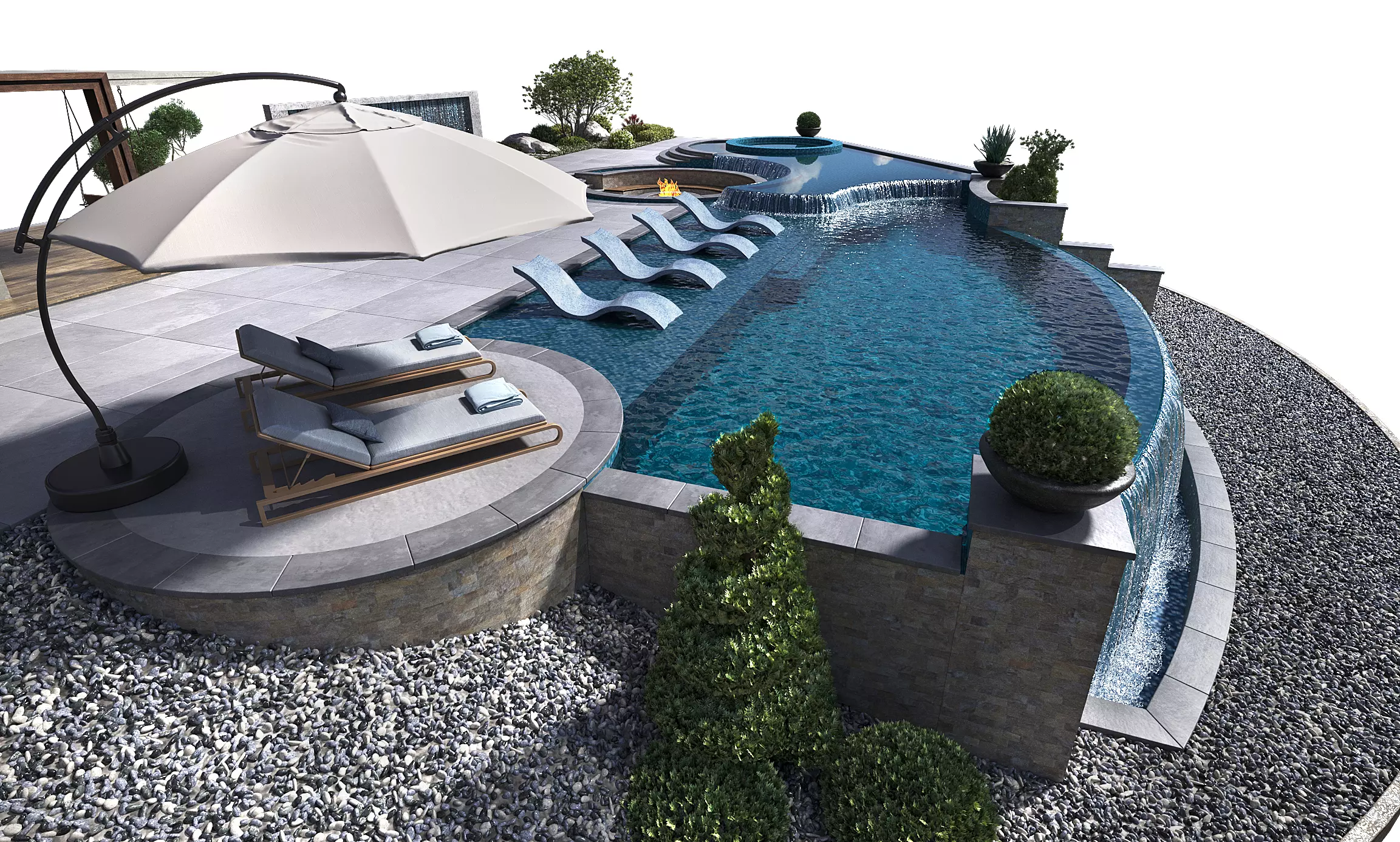 Swimming Pool 12 3D model_19
