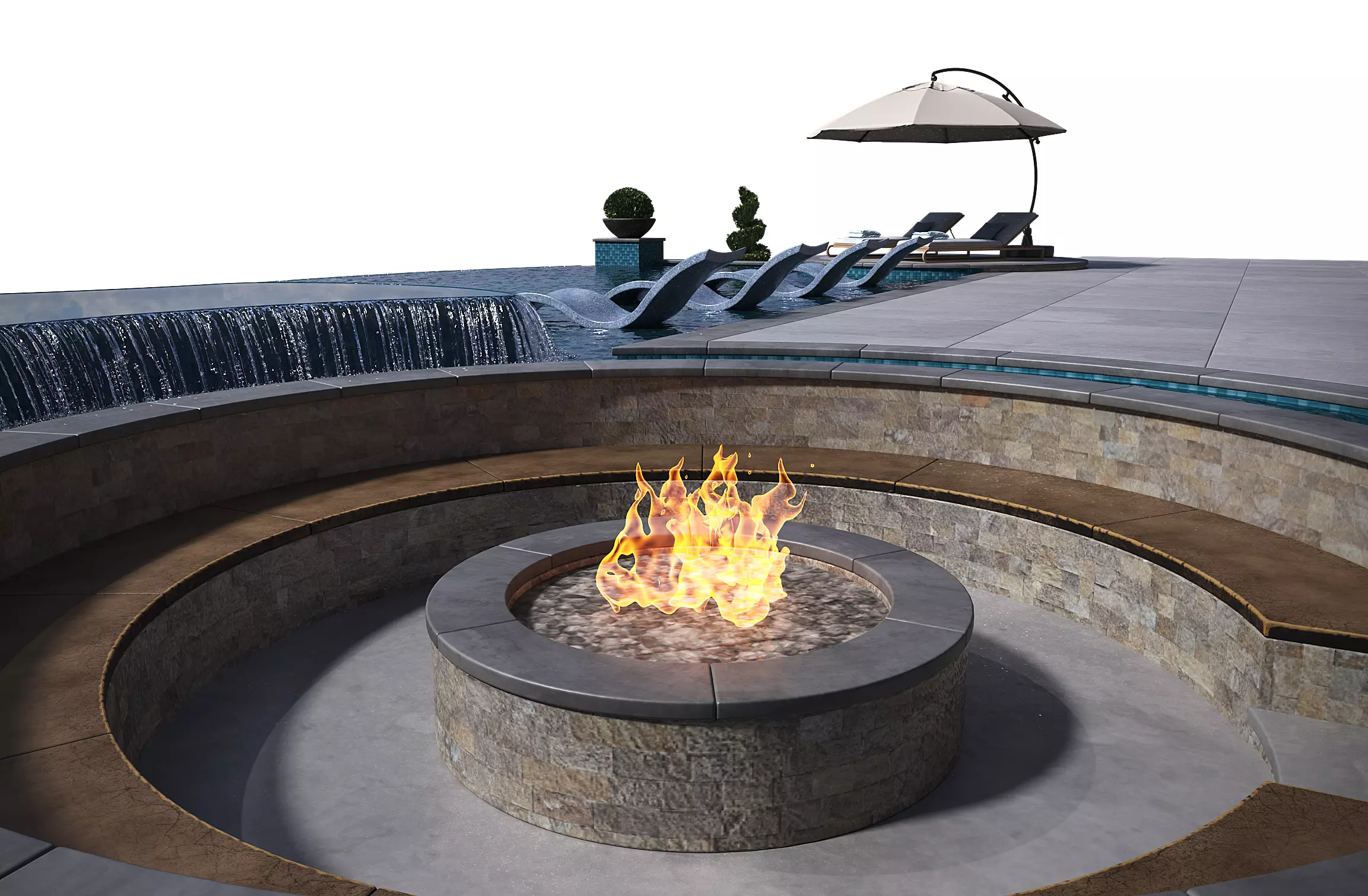 Swimming Pool 12 3D model_13