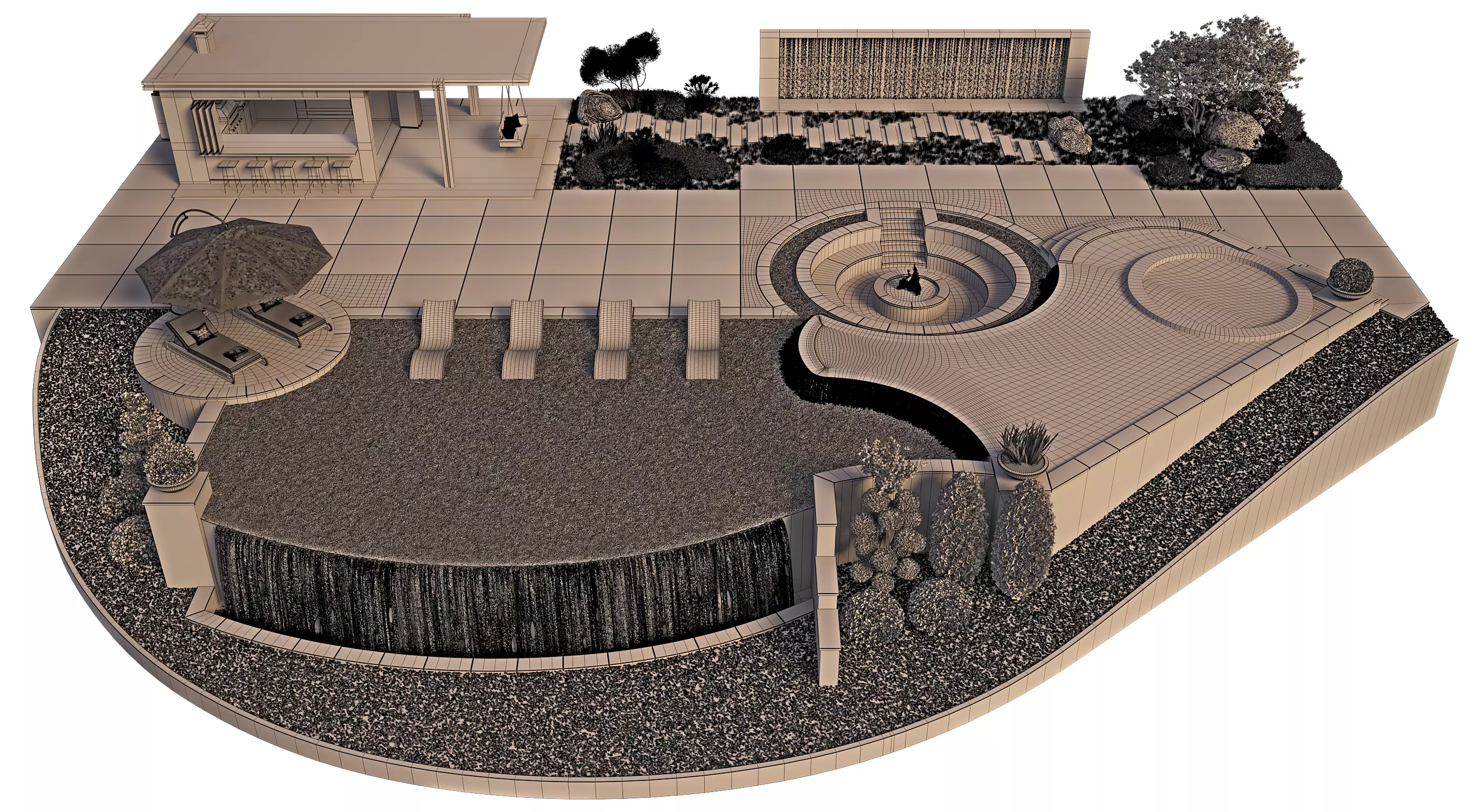 Swimming Pool 12 3D model_23