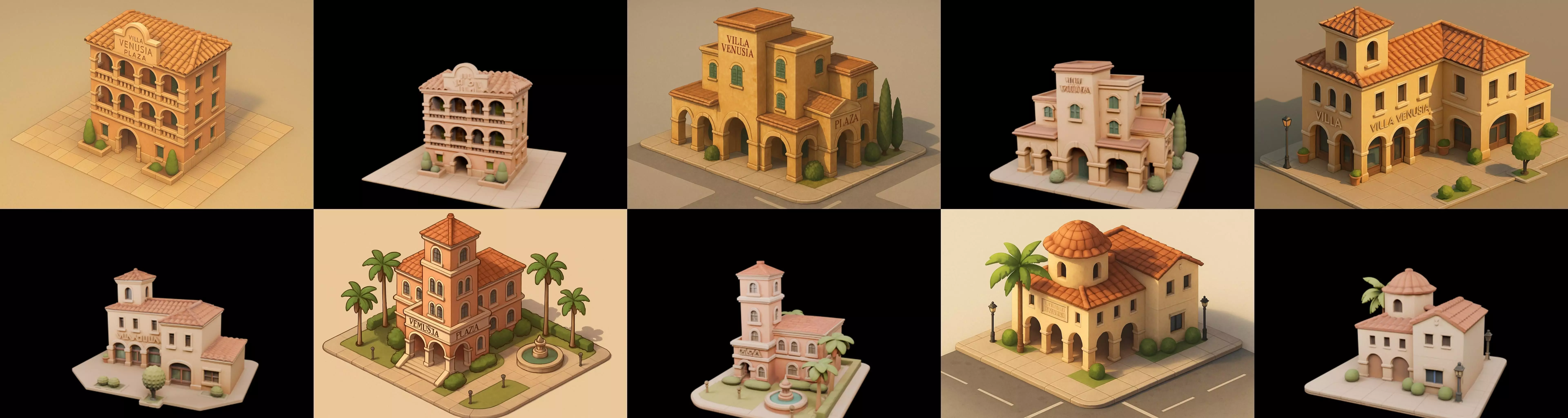 Villa luxe home bundle 13 pack 36 glb 3D model_2