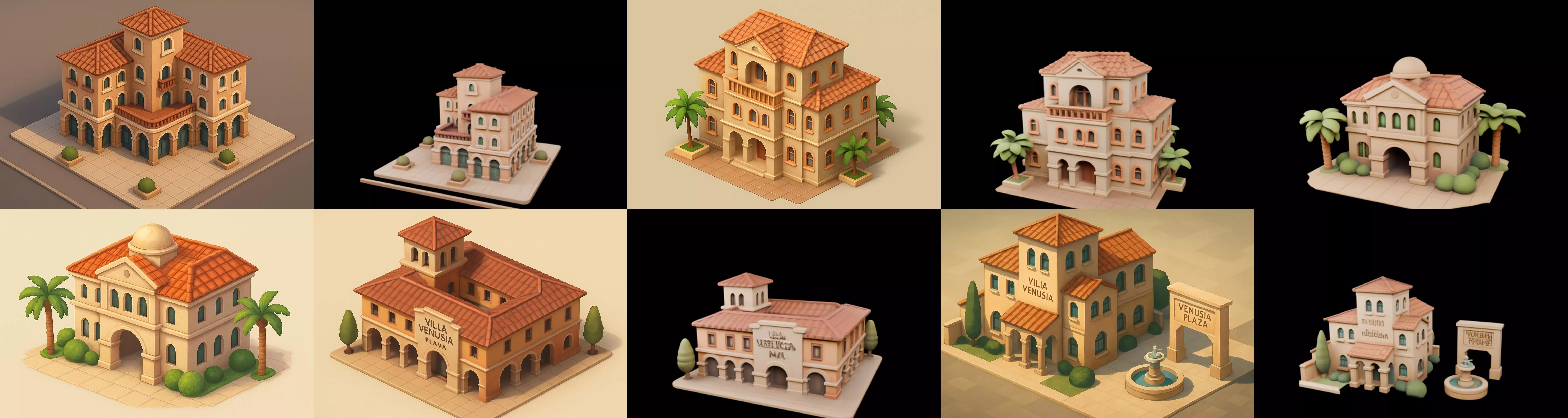 Villa luxe home bundle 13 pack 36 glb 3D model_4