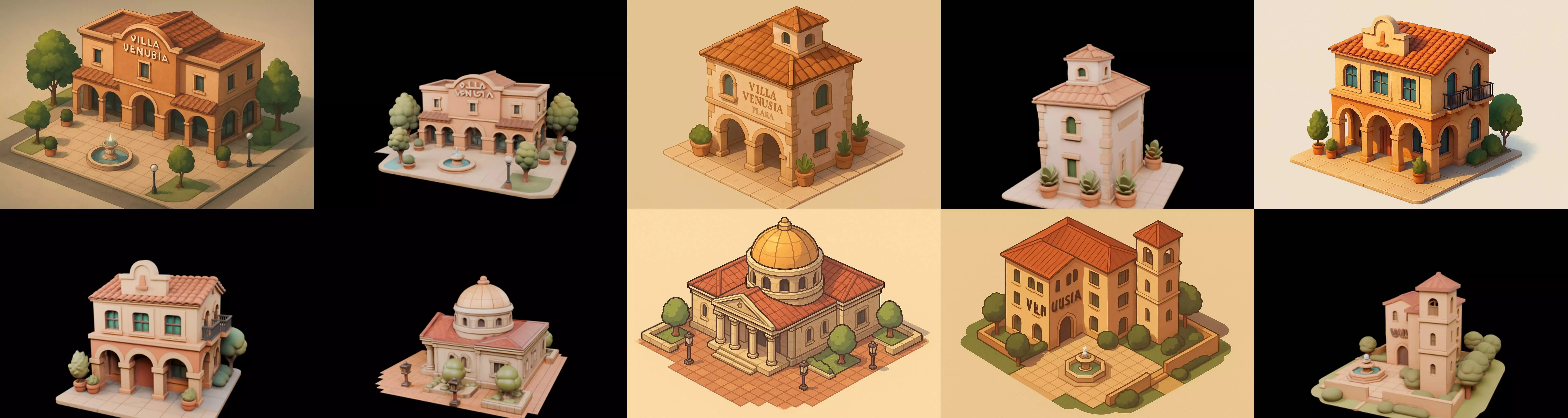 Villa luxe home bundle 13 pack 36 glb 3D model_5