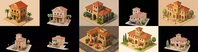 Villa luxe home bundle 13 pack 36 glb