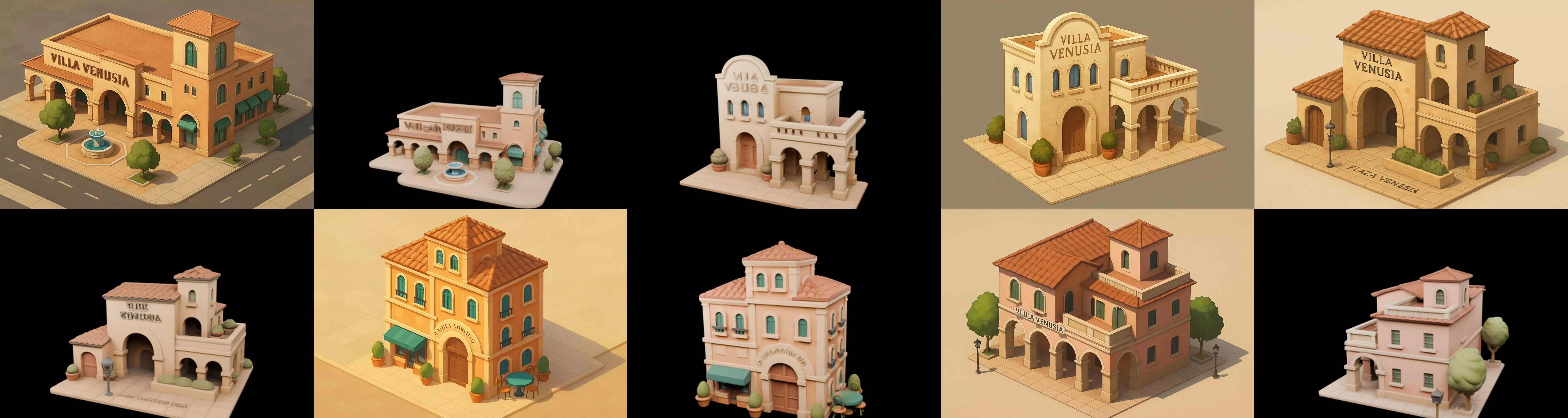 Villa luxe home bundle 12 pack 100 glb 3D model_12