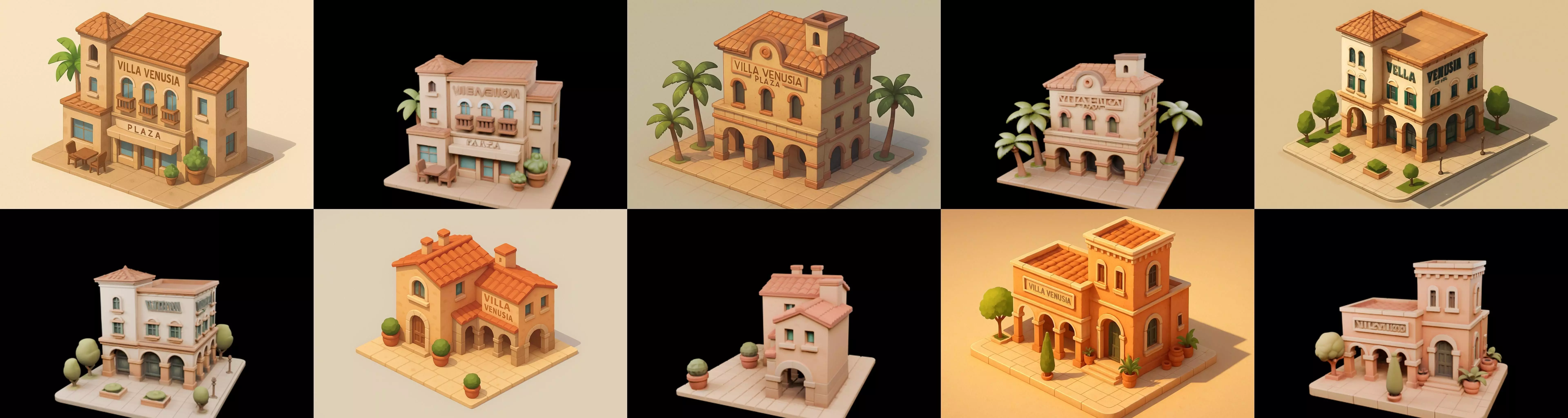 Villa luxe home bundle 12 pack 100 glb 3D model_2