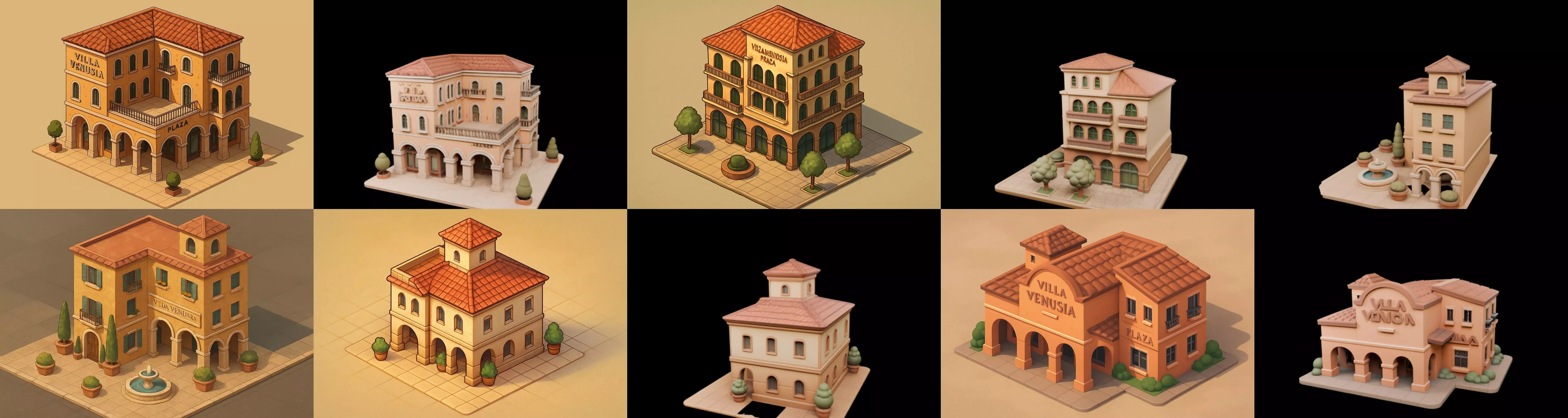 Villa luxe home bundle 12 pack 100 glb 3D model_14