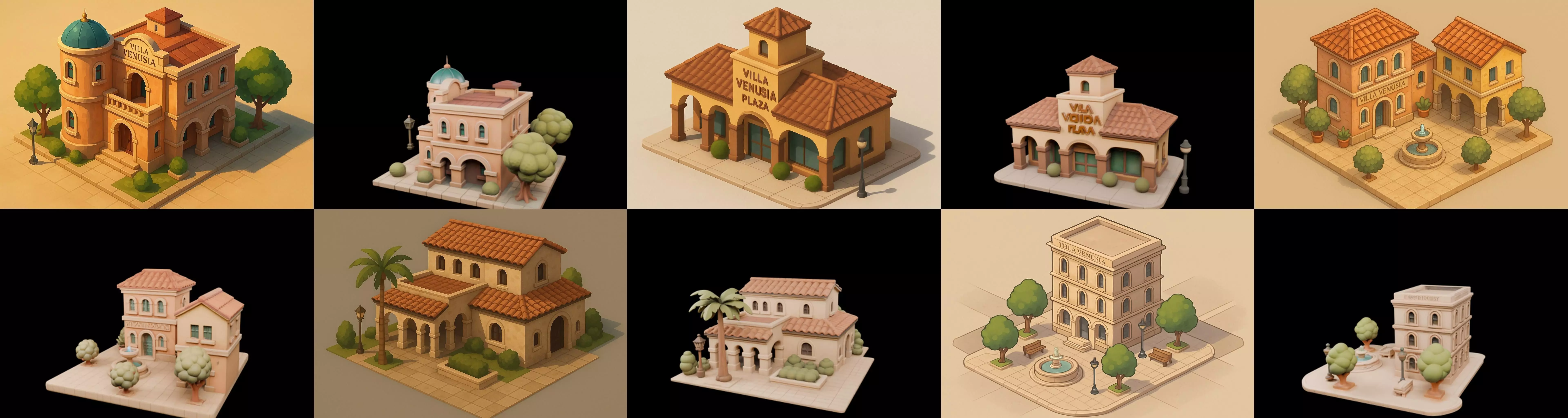 Villa luxe home bundle 12 pack 100 glb 3D model_15