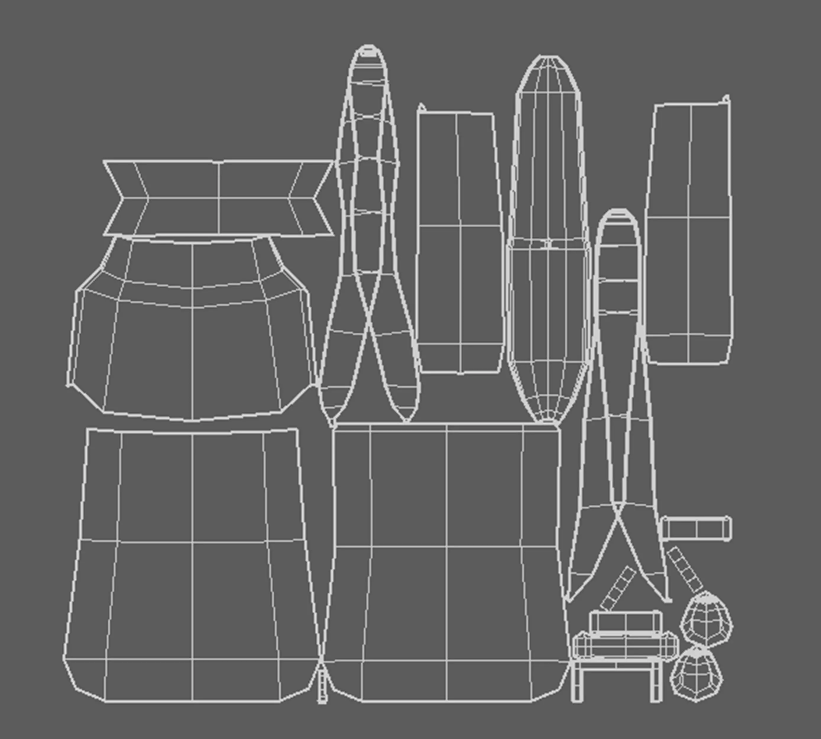 Low-Poly Leather Crossbody Bag Low-poly 3D model_6