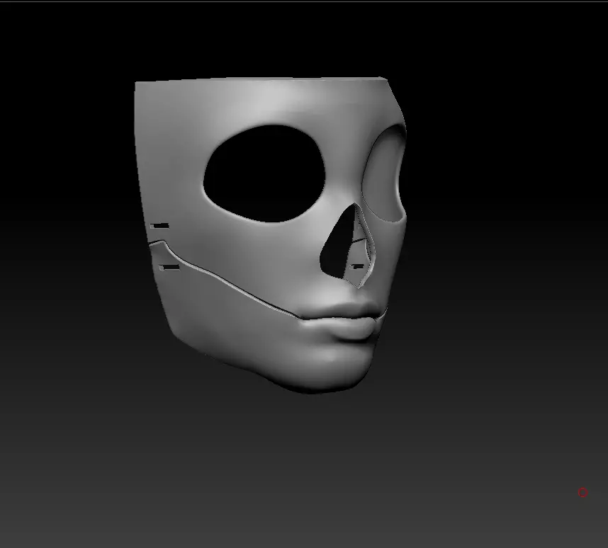Mexican skull mask 3D print model_1