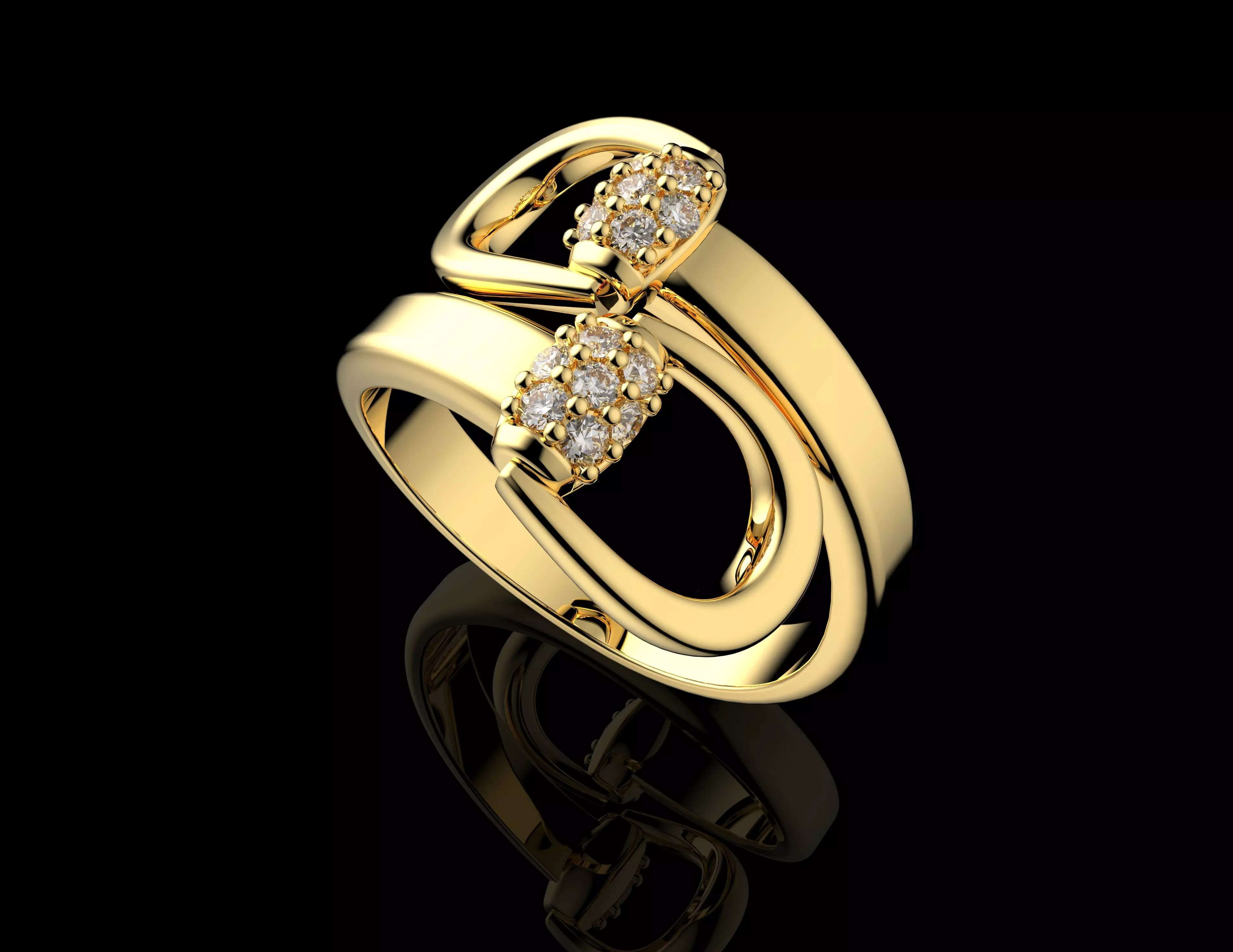 Gold N1445 3D print model_2