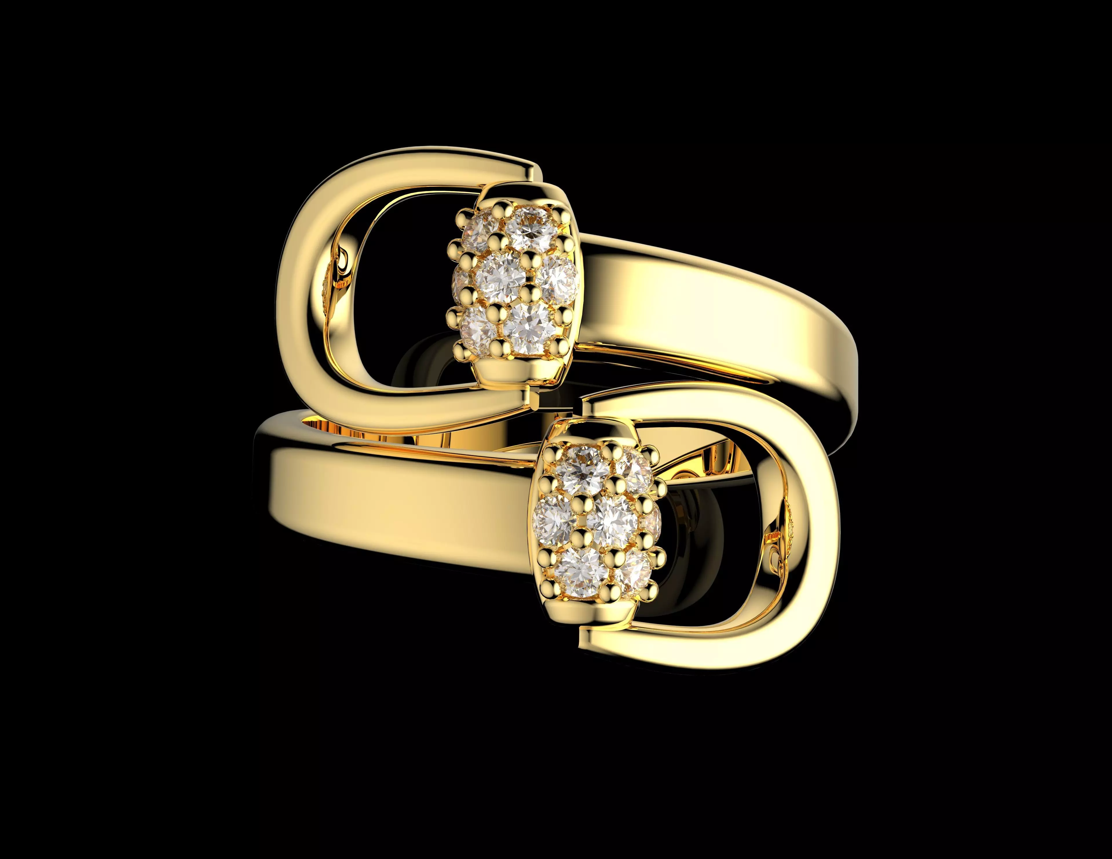 Gold N1445 3D print model_1