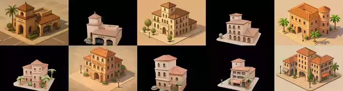 Villa luxe home bundle 1 pack 100 glb