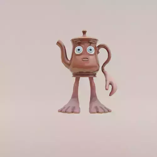 Ta Ta Ta Sahur Italian brainrot Low Poly Character Low-poly 3D model