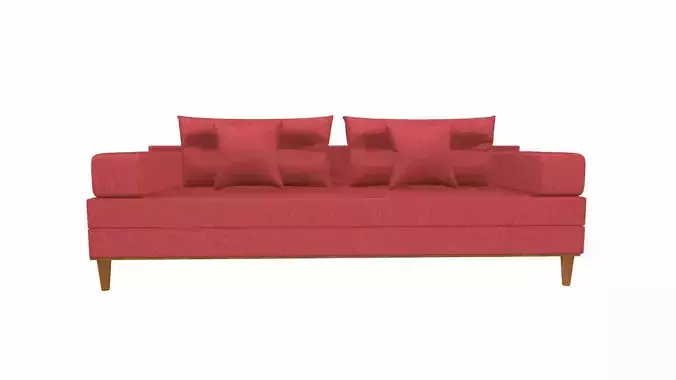 Sofa 2 Seater PBR Textured