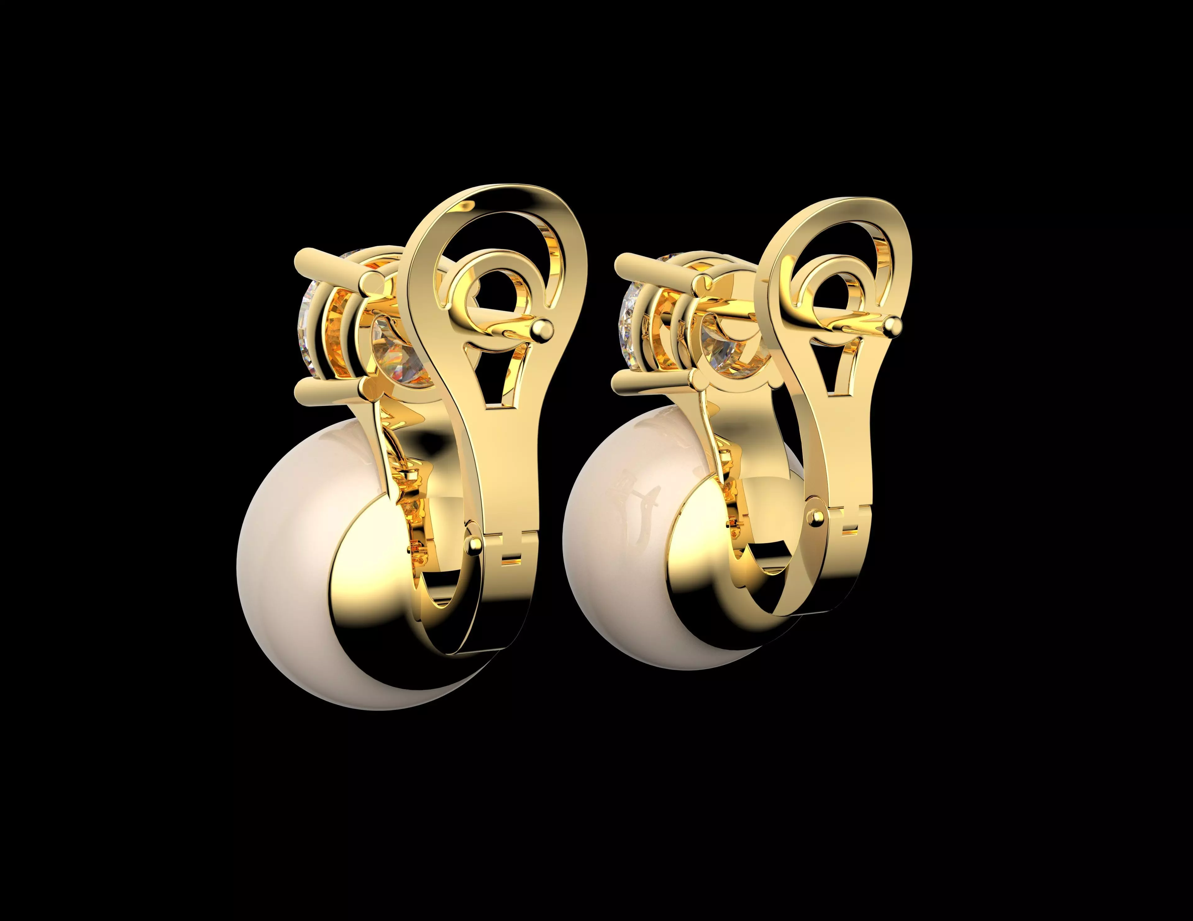 Gold N1446 3D print model_3