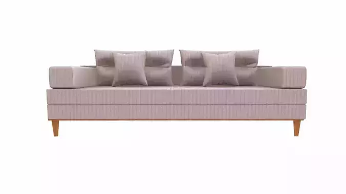 Sofa 2 Seater PBR Textured