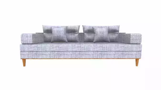 Sofa 2 Seater PBR Textured