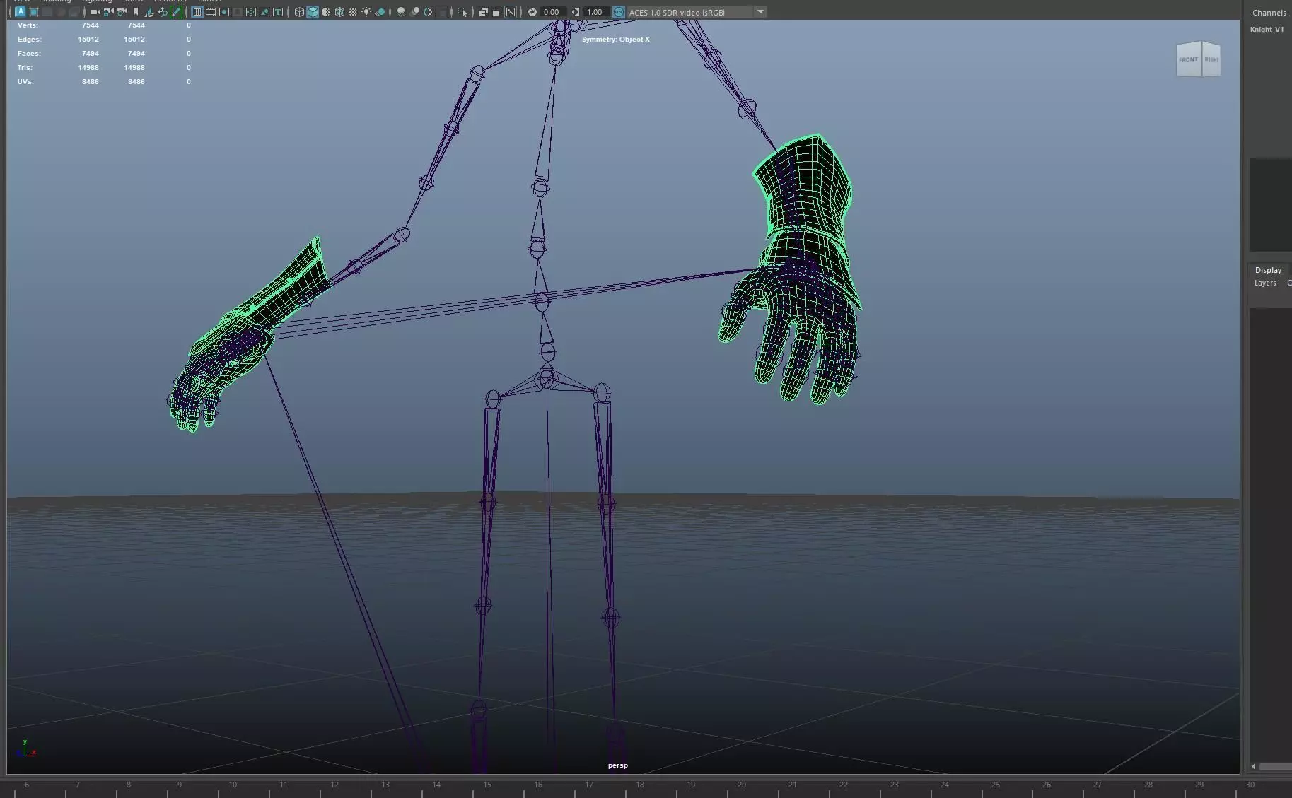 Gloves Ankle Armor - Rigged UE5 Low-poly 3D model_2