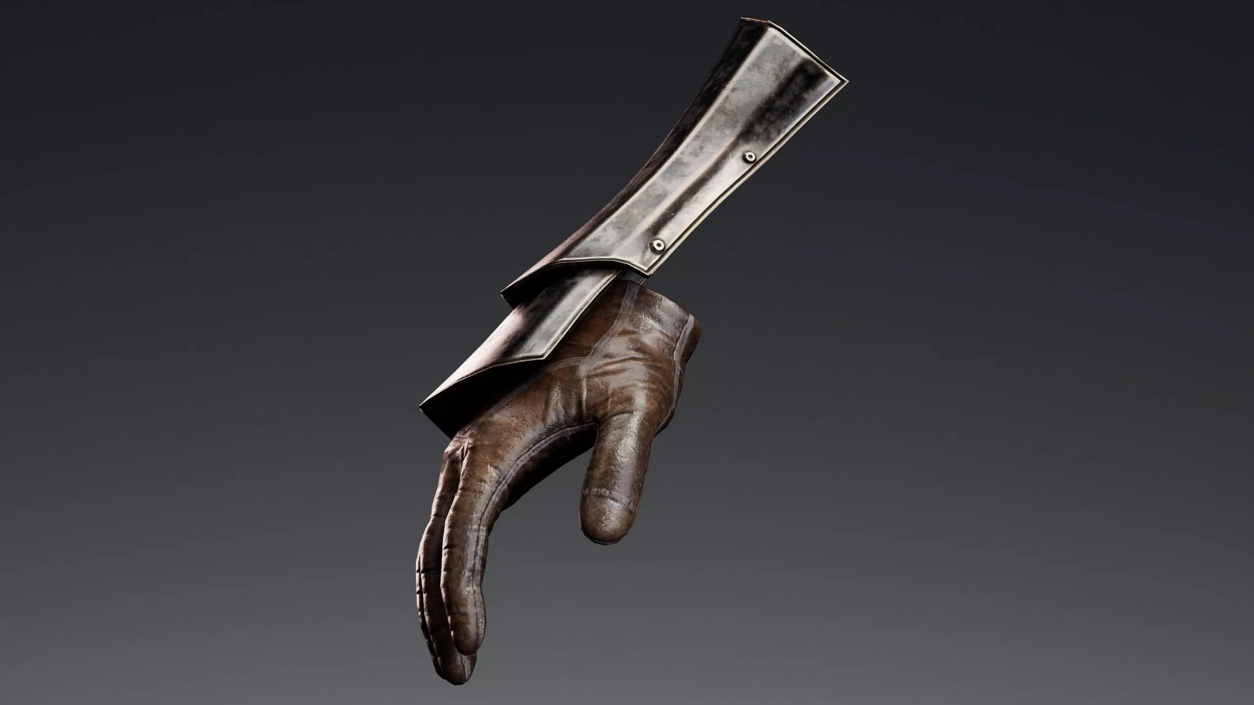 Gloves Ankle Armor - Rigged UE5 Low-poly 3D model_5