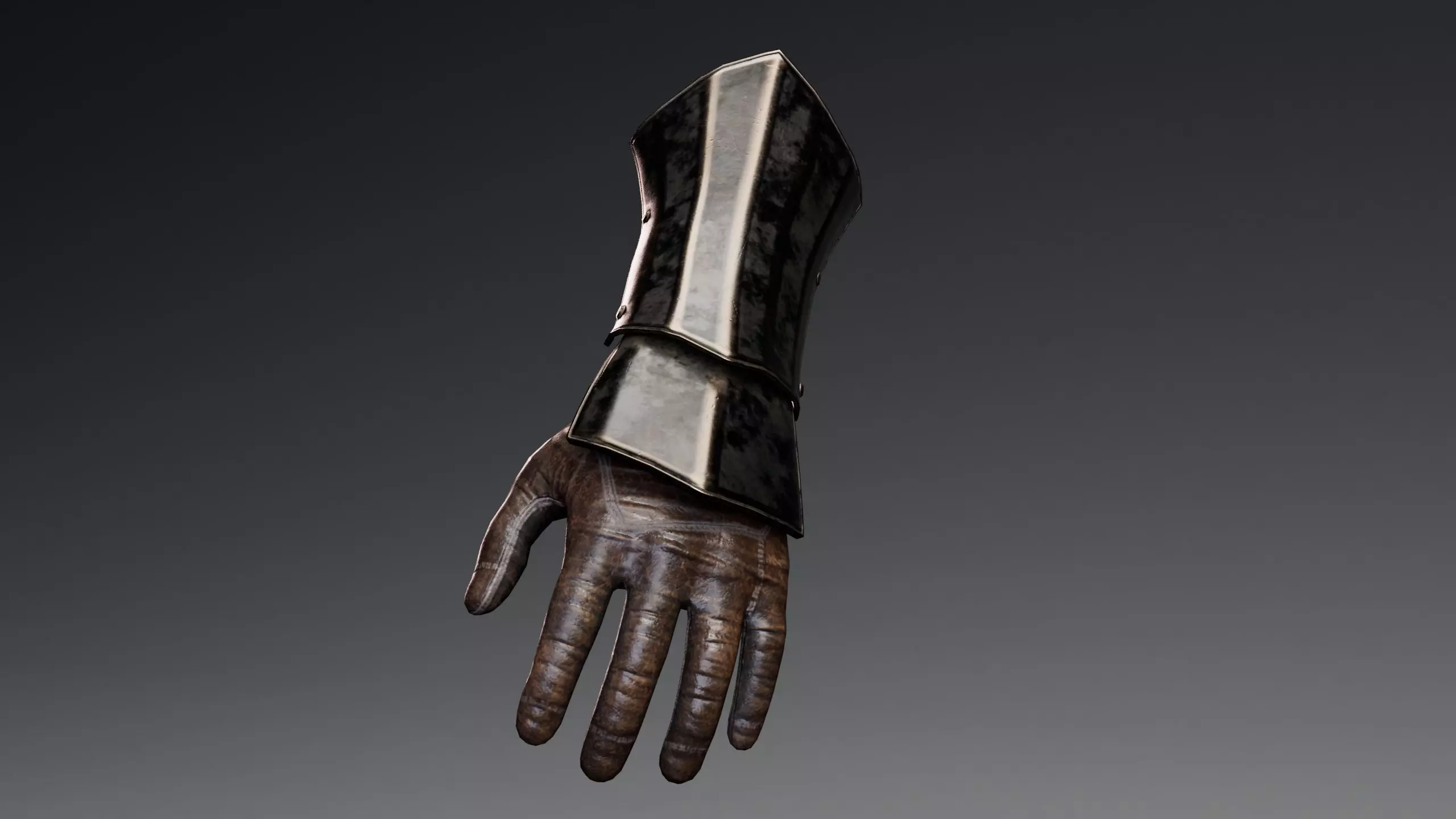 Gloves Ankle Armor - Rigged UE5 Low-poly 3D model_7