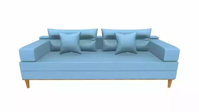 Sofa 2 Seater PBR Textured