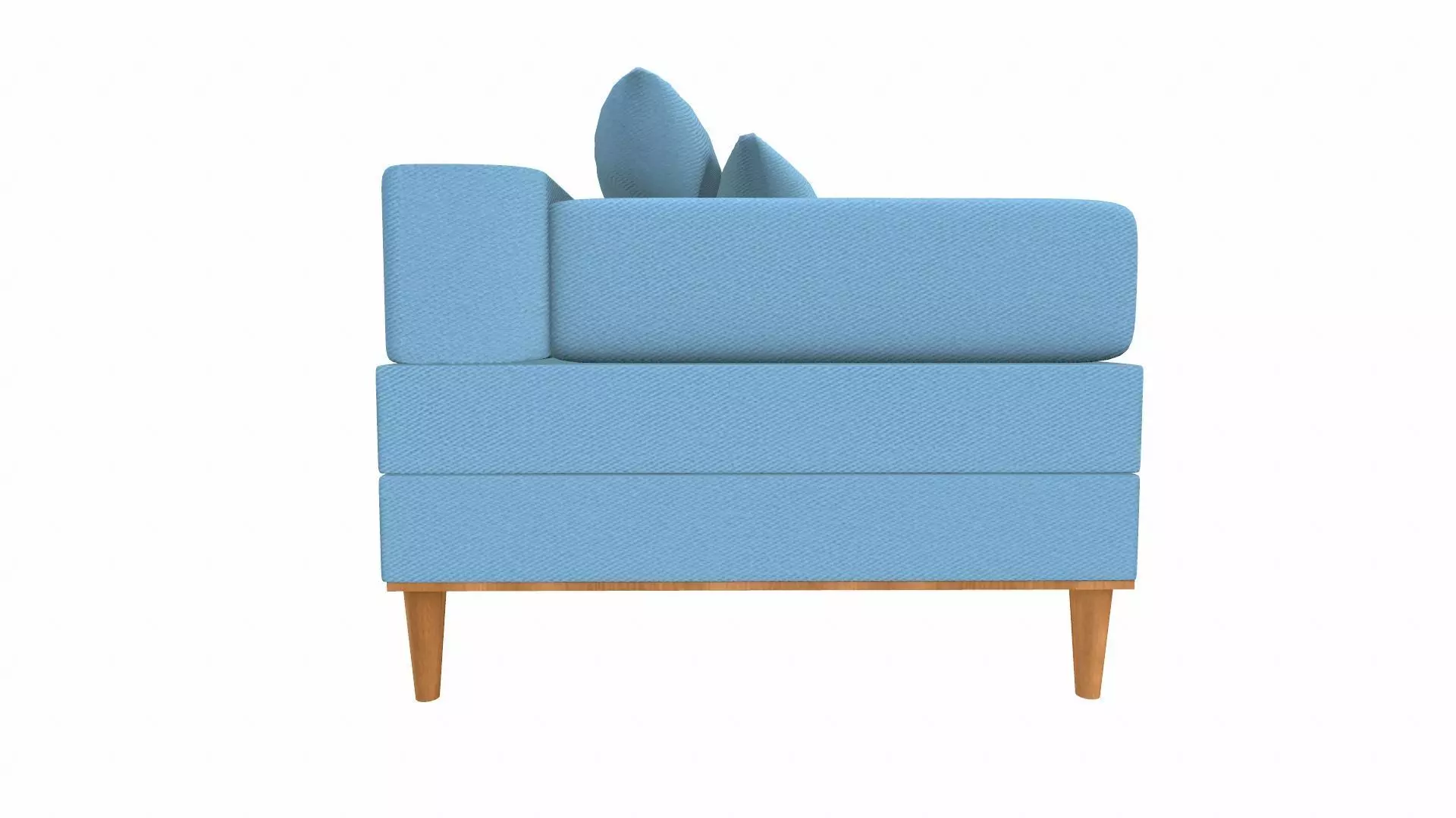 Sofa 2 Seater PBR Textured Low-poly 3D model_7