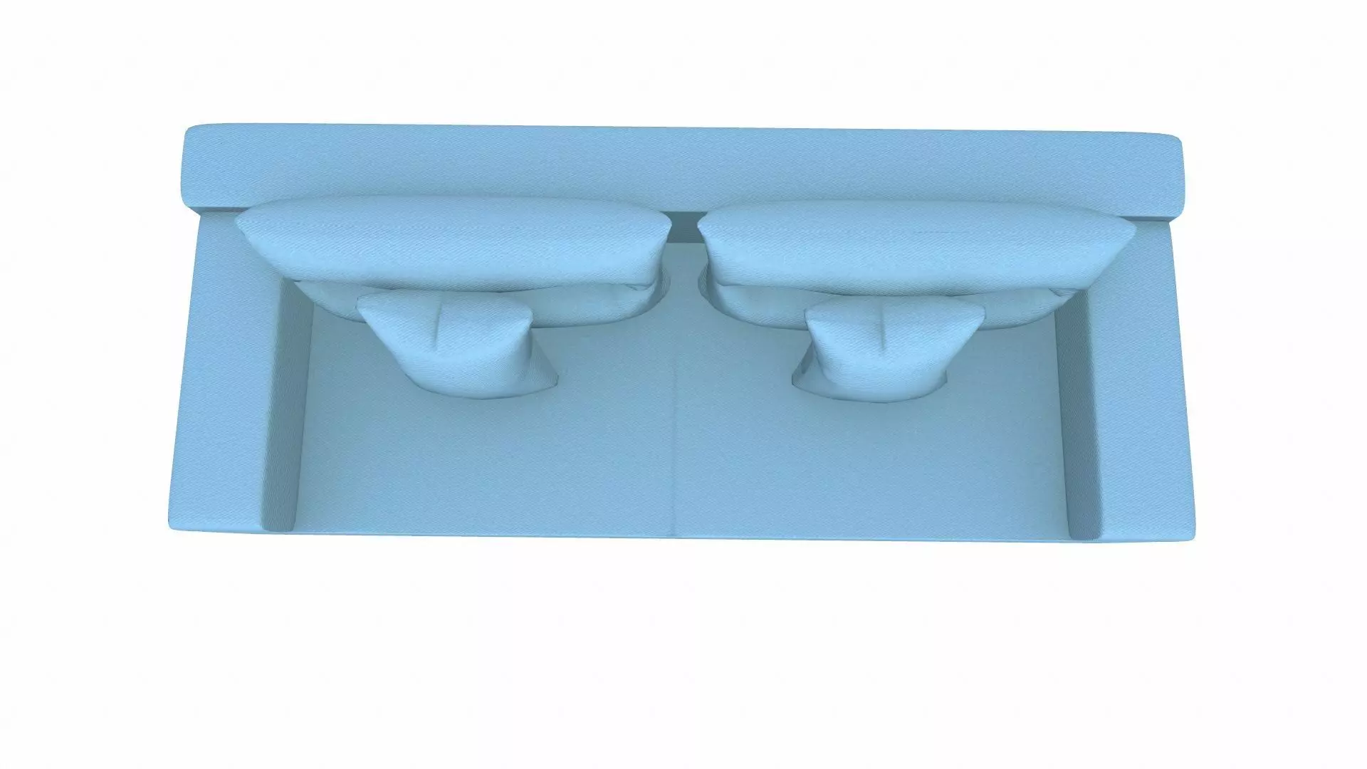 Sofa 2 Seater PBR Textured Low-poly 3D model_5