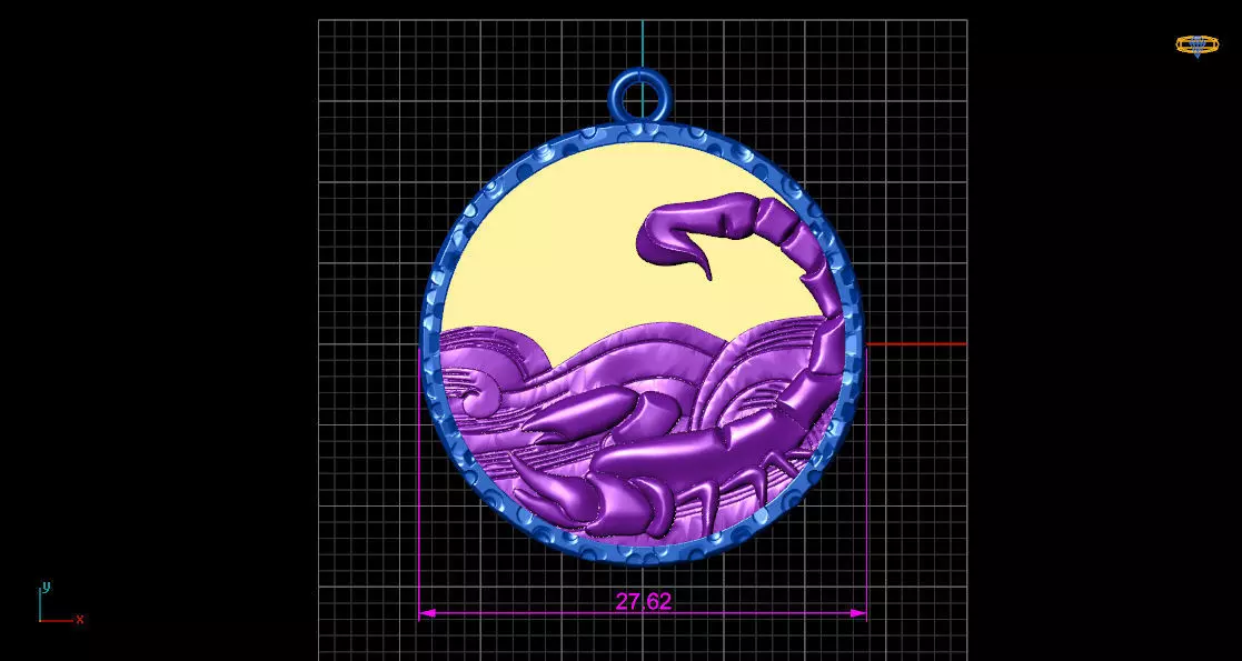 VAN CLEEF SCORPIO 3D model_2