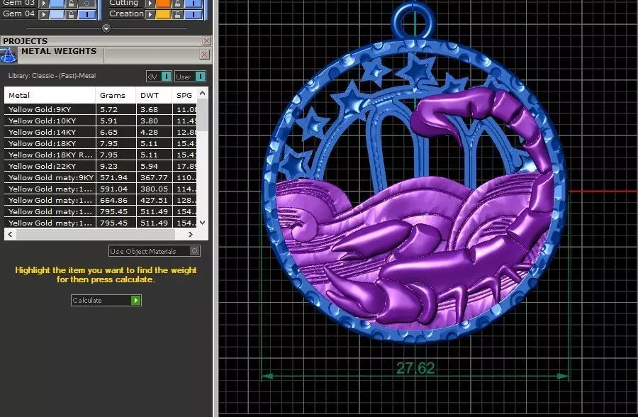VAN CLEEF SCORPIO 3D model_4