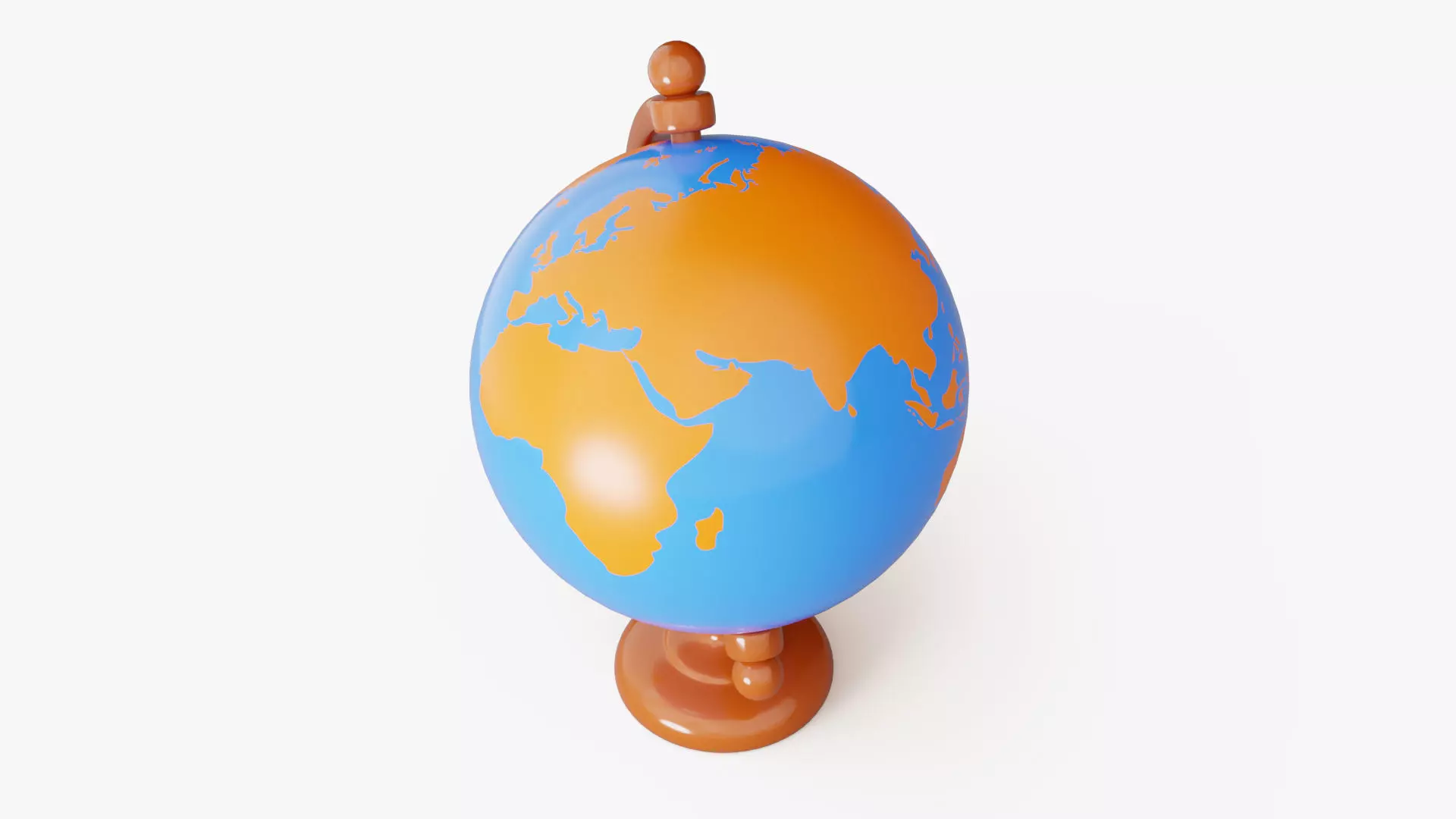 World Globe 3D model_3