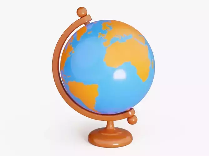 World Globe 3D model