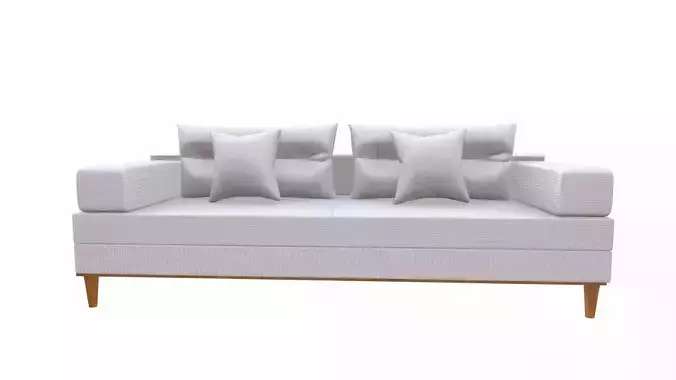 Sofa 2 Seater PBR Textured