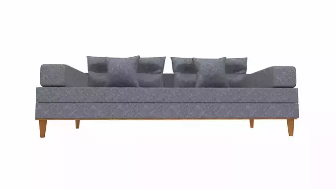 Sofa 2 Seater PBR Textured