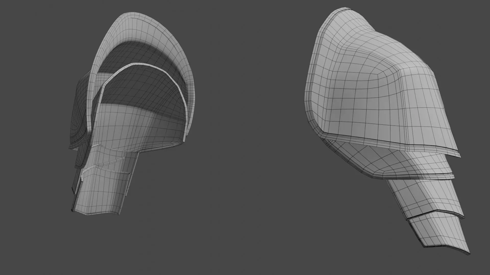 Shoulder Armor - Rigged UE5 Low-poly 3D model_15