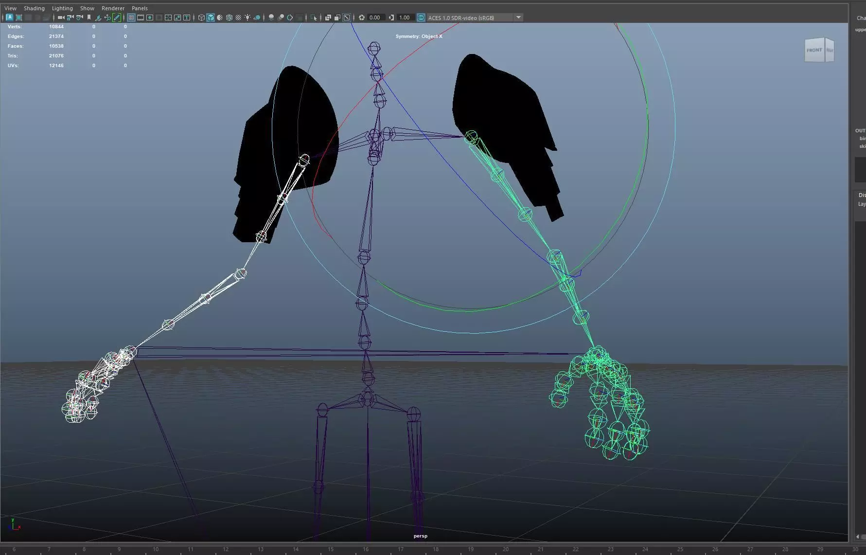 Shoulder Armor - Rigged UE5 Low-poly 3D model_2